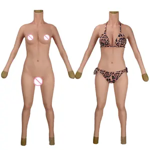 Guter Preis Cross dresser Body Suit männlich bis weiblich mit Vagina Full Bodysuit mit E Cup Factory Direct Supply Brust False Buttock