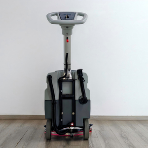 Machine à balayer les carreaux à poignée pliable, équipement de nettoyage de sols industriels, laveuse de sols commerciale pour toutes les surfaces - Product Image 3