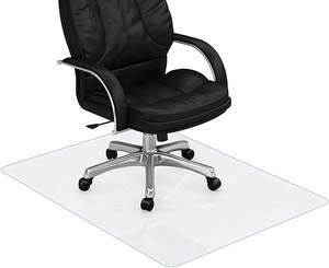 Tapis de protection pour chaise de bureau, pour sols en bois dur et en carrelage, tapis antidérapant en PVC pour chaise - Product Image 1