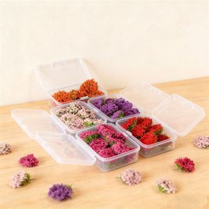 Kit de bricolage artisanal, 6 modèles de fleurs artificielles en plastique pour la décoration de micro-paysages - Product Image 1