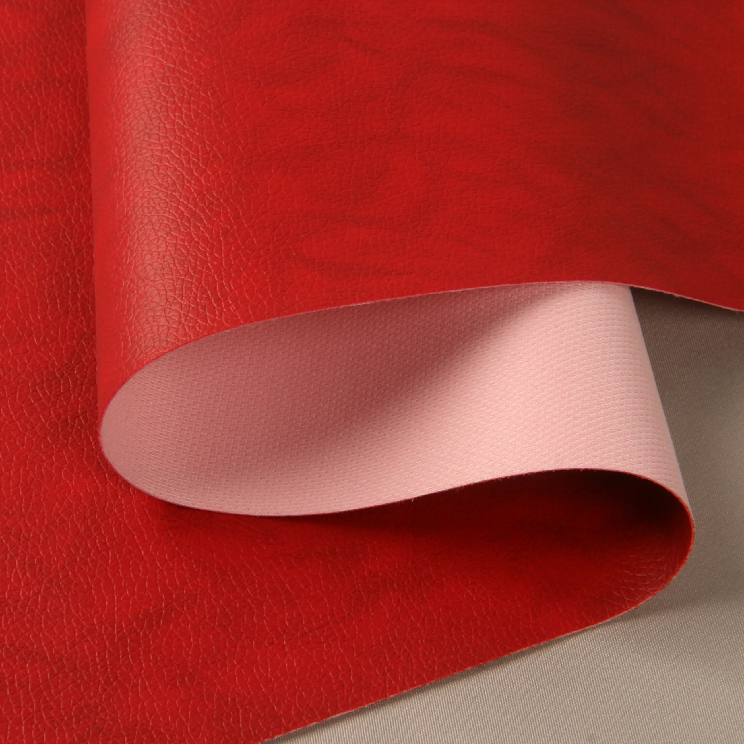 Eco-Friendly Upholstery Faux Vegan Leatherette Pvc Leather Fabric for Couches and Armchairs