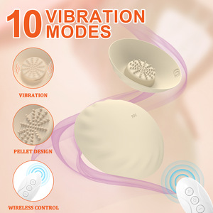 Autocollants vibrants amovibles pour les <span class=keywords><strong>seins</strong></span>, 10 modes de vibration, télécommande sans fil pour le <span class=keywords><strong>massage</strong></span> des <span class=keywords><strong>seins</strong></span> et des mamelons des femmes - Jouet sexuel pour adultes - Product Image 2
