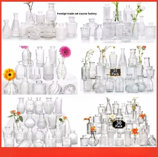 Transparent commerce Extérieur ensemble vase une pièce