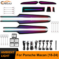 Luz Ambiental Dinámica de Fibra de Carbono Cardoo Upgrade Starry para Porsche Macan 2018+, Accesorios de Iluminación Ambiental para el Interior del Automóvil
