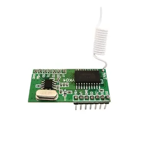 Fm receiver module 433RF receiving module 4-channel high-level signal learning decoding receiving circuit board
