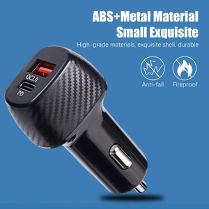 Bộ chuyển đổi xe 2 trong 1 48W mới PD Loại C 30W + 18W sạc xe hơi loại C + USB sạc nhanh điện thoại di động sạc xe hơi chức năng QC3.0 - Product Image 5