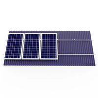 Qinkai Qk Réglable Panneau Solaire Inclinaison Supports De Montage En Aluminium Anodisé Cadre PV Panneau Stand Rayonnage Structure 60 m/s Vent