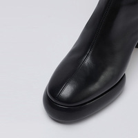 OEM/ODM Chaussures pour femmes Designer Fashion Ladies Slip-on Zipper Chunky Heel Bottines Chaussures Plateforme personnalisée Bottines pour femmes