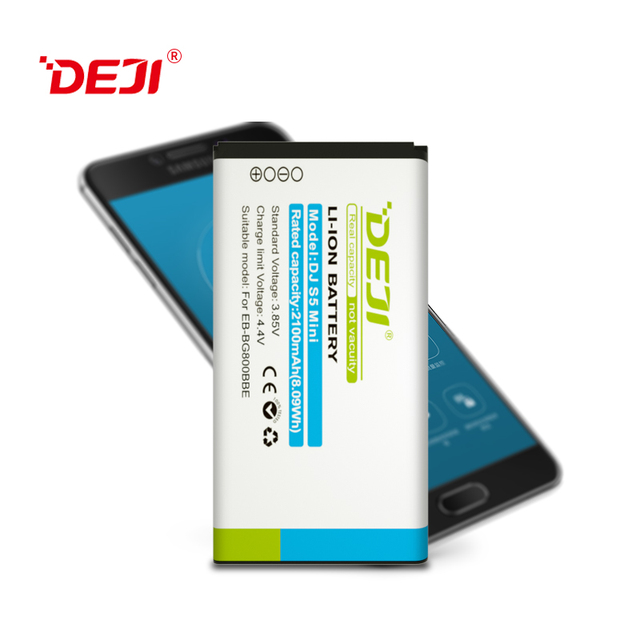 DEJI Rechargeable Mobile Phone Digital Batteries for Samsung Galaxy S5mini S5 Mini EB-BG800BBE Battery