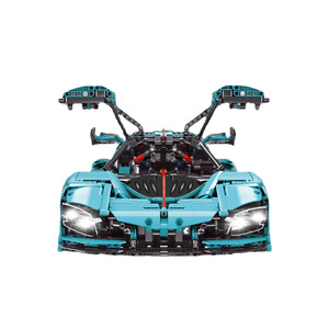 T5011 Hongqi S9 Technology Sports Car Model Ornament Children's Educational DIY Assembly Building <b>Blocks</b> Toy Gift - Product Image 1