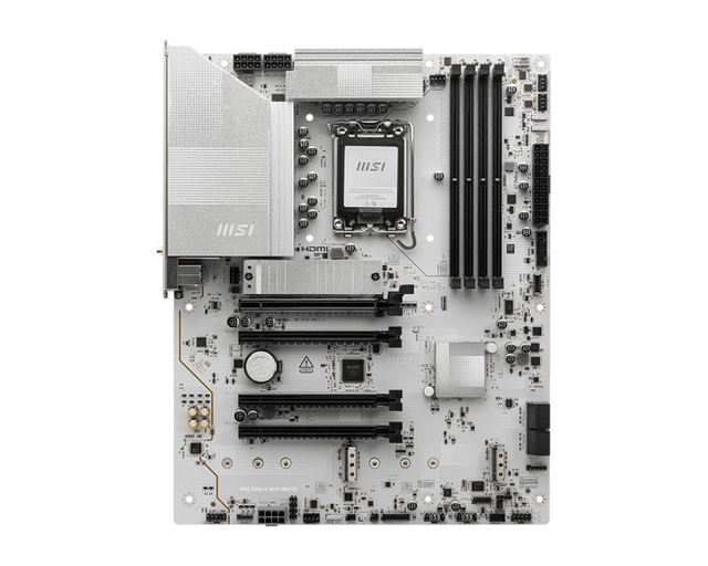 For MSI PRO Z890-S WIFI WHITE Motherboard ATX DDR5 256GB Supports Intel Core Ultra LGA 1851 Four Channels PCIe 5.0 for Gaming PC