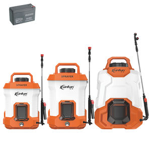 بخاخ ظهر يعمل بالبطارية سعة 12 لتر مع فوهة قابلة للتعديل وشعار مخصص للحدائق - Product Image 1