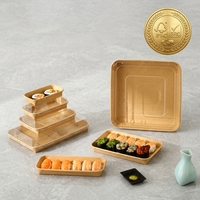 Boîte à sushi en papier kraft de qualité alimentaire certifiée, sans PFAS, étanche, avec couvercle transparent, emballage écologique pour restaurant, PPWR prêt à l'emploi