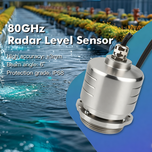 Medidor de Nivel de Radar de Acero Inoxidable IP68 sin Contacto GLT744 de 76-81 GHz para Leche con Precisión de 1 mm - Product Image 3