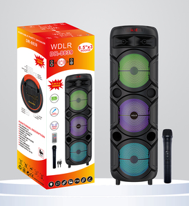 <span class=keywords><strong>Altavoces</strong></span> Portátiles DR-8839 de Tres Unidades de 8 Pulgadas, Sistema de Audio Portátil para Fiestas al Aire Libre, Barra de Sonido para Cine en Casa - Product Image 3