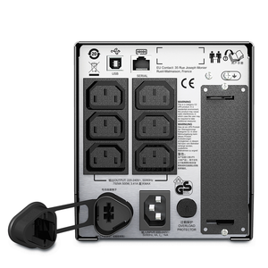 Nouvelle onduleur UPS en ligne 1500VA 900W à onde sinusoïdale avec batterie au plomb, alimentation de secours UPS Tower SMC1500I-CH en stock - Product Image 2