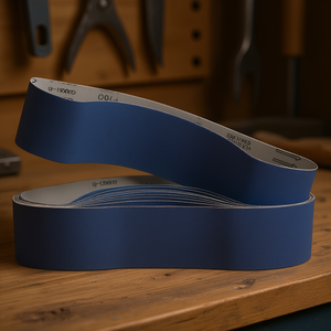 Bandas Abrasivas P100 Azules para Lijado de Madera y Acabado de Metal - Product Image 3