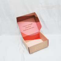 Boîte à bijoux ondulée pliante avec images réelles, emballage personnalisé en couleur avec impression, boîte d'expédition en carton avec votre logo