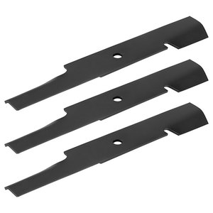 Paquete de 3 Cuchillas para Cortacésped Hi-Lift de 16.5 Pulgadas, Compatibles con Plataforma de Corte de 48 Pulgadas, Reemplaza 601123 601123X 795757, Juego de Cuchillas con Orificio Central Redondo de 5/8 Pulgadas - Product Image 3