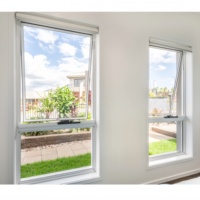 Fenêtre en aluminium moderne insonorisée et imperméable à l'eau de vente directe d'usine personnalisée fenêtre à battant pour appartement et maison