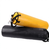 Sac de frappe lourd en cuir personnalisé à faible MOQ, absorbant les chocs, pour le kickboxing et l'entraînement physique