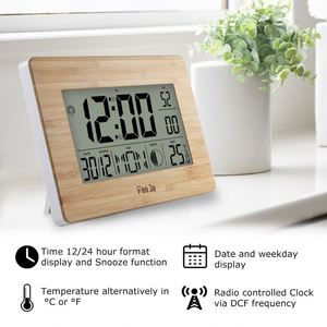 Wooden <b>Digital</b> Alarm <b>Clock</b> Large Number Time Temperature Calendar Table <b>Clock</b> Travel the Price of a <b>Digital</b> Wall <b>Clock</b> for Mosqu - Product Image 2