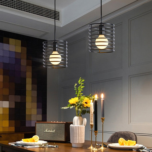 Modern Industrial Stainless Steel Pendant <b>Lights</b> Gold Wire <b>Cage</b> E26 Bulb Base 3500K Warm White LED 5-Year Warranty Adjustable - Product Image 4