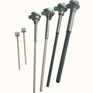 Sonde de température haute performance WRP-130/100 en rhodium-platine pour four à moufle, type S à borne à vis - Product Image 1