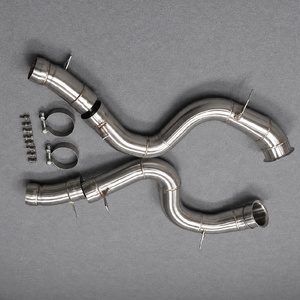 ท่อไอเสียสแตนเลส 304 คุณภาพสูงสำหรับ Mercedes Benz S63 AMG W222 M177 4.0L - Product Image 6