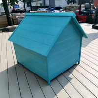Abri pour animaux de compagnie en plastique HIPS, style bois, pour extérieur, chambre à coucher, mignon, cage en plastique, maison, chaise Adirondack en plastique
