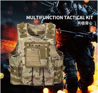 Gilet de transport de plaque d'engrenage tactique d'entraînement à dégagement rapide personnalisé avec pochette Molle Harnais d'équipement de WARGAME Gilet tactique à la mode