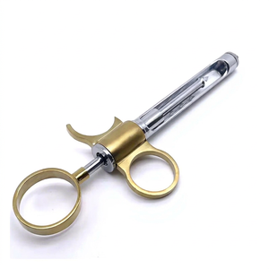 Jeringa Dental de Precisión Quirúrgica con Certificación CE, Jeringas Dentales de Acero Inoxidable con Aspiración, Mango de 2.5 Anillos, Instrumentos Médicos - Product Image 1