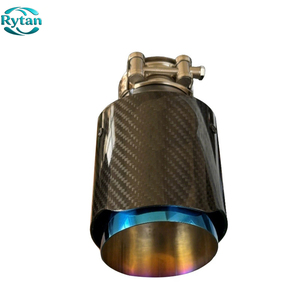 Puntas de <span class=keywords><strong>escape</strong></span> de fibra de carbono Rytan universales <span class=keywords><strong>para</strong></span> automóvil, acero inoxidable y punta de <span class=keywords><strong>escape</strong></span> de carbono brillante con interior azul <span class=keywords><strong>para</strong></span> <span class=keywords><strong>Akrapovic</strong></span> - Product Image 4