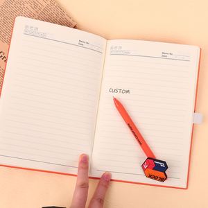 Customized Logo <b>Journal</b> Printing Wholesale Promotion Gift Custom Hardcover Notebooks with Pen Holder - Product Image 3