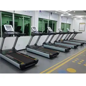 Máquina de caminar motorizada comercial, caminadora de gimnasio, fitness, correr, con monitor de ritmo cardíaco