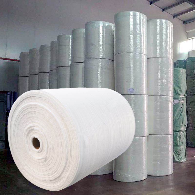 Ultra Soft 3 Layer Spunlace Nonwoven Fabric for Premium Cotton Pads Jumbo Roll Raw Material Factory Wholesale