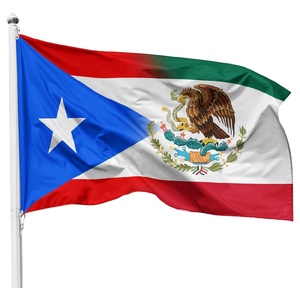 Drapeau de haute qualité de Porto Rico et de l'Espagne <span class=keywords><strong>espagnole</strong></span>, 3x5 pieds, grand drapeau pour pelouse, patio, jardin, décoration de la maison, personnalisé - Product Image 5