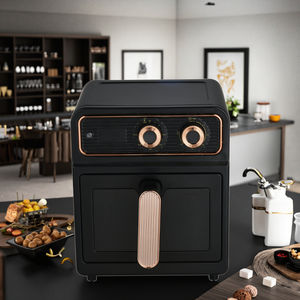 Friteuse à air en métal 6L à prix d'usine | <span class=keywords><strong>Chauffage</strong></span> rapide | <span class=keywords><strong>Sans</strong></span> huile | Acier inoxydable antiadhésif | Économie d'énergie - Product Image 1