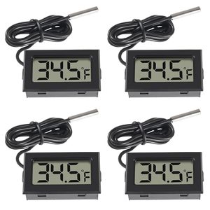 1m cáp kỹ thuật số LCD <span class=keywords><strong>Fahrenheit</strong></span> nhiệt độ tủ lạnh nhiệt kế với đầu dò cho tủ lạnh tủ đông tủ lạnh hồ cá - Product Image 4