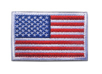 Patch brodé drapeau américain prêt à être expédié, badge moral pour sacs à dos tactiques, sacs d'assaut, chapeaux