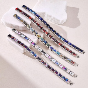 Wholesale Bulk DIY 9mm Cartoon Modular Football Series Stainless Steel Bracelet Women Men Italian Charm Bracelet Jewelry Gift - Product Image 1