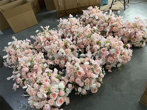 FL-074 Centro <span class=keywords><strong>de</strong></span> <span class=keywords><strong>Mesa</strong></span> <span class=keywords><strong>de</strong></span> Flores Artificiales con Rosas <span class=keywords><strong>de</strong></span> Color Personalizado para Decoración <span class=keywords><strong>de</strong></span> Bodas y Fiestas - Product Image 3