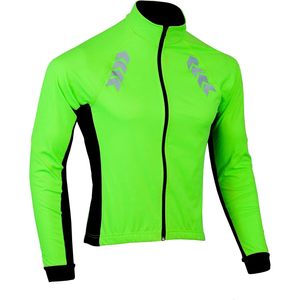 Mens <b>Cycling</b> Softshell <b>Jacket</b> Thermal Waterproof Windproof <b>Reflective</b> Printing Front Logo Long Sleeve Performance Wear - Product Image 1