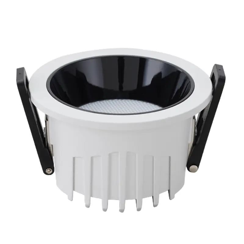 מוטבע LED זרקור תקרת מנורת אנטי בוהק שקוע COB downlight ספוט אור 7w 10w COB למטה אור