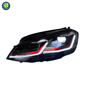 YU GUANG pour VW <span class=keywords><strong>Golf</strong></span> <span class=keywords><strong>7</strong></span> Phare LED <span class=keywords><strong>Golf</strong></span> <span class=keywords><strong>7</strong></span> MK7 Phare avant 2013 2019 Pièces automobiles Amélioration VW <span class=keywords><strong>GTI</strong></span> Mk7 MK7.5 Phare avant - Product Image 2