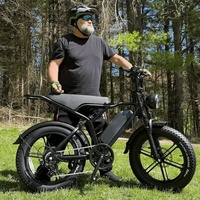Vélo électrique 48V 750W avec pneus larges de 20 pouces, vélo électrique 250W, cadre en acier, Fatbike pour adultes, entrepôt UE