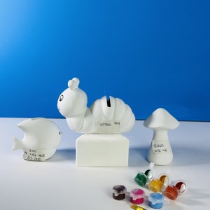 <span class=keywords><strong>Mignon</strong></span> Petit Animal Ornements DIY Graffiti Modèle <span class=keywords><strong>Coloriage</strong></span> Jouets Tirelire Éducative pour Enfants - Product Image 6