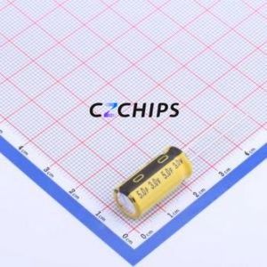 Supercondensador SDB3ROL5051020, Componente de Montaje en Orificio (THT), Condensador D10xL20mm 5F -10%~+30% 3V 10uA72hrs - Product Image 1