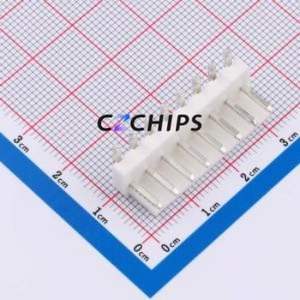 VH-8AW Wire-to-Board Pin Header Bent Lead Through Hole,P=3.96mm Connector 1x8P 3.96mm Right Angle Insert 8P - Product Image 1