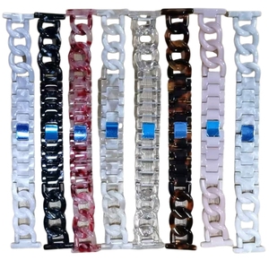<span class=keywords><strong>Bracelet</strong></span> de ceinture en résine pour <span class=keywords><strong>Apple</strong></span> <span class=keywords><strong>Watch</strong></span> 40mm 41mm 45mm 42mm 46mm <span class=keywords><strong>Bracelet</strong></span> chaîne femme pour IWatch Series 10 9 8 7 6 5 4 3 <span class=keywords><strong>Bracelet</strong></span> de montre - Product Image 1